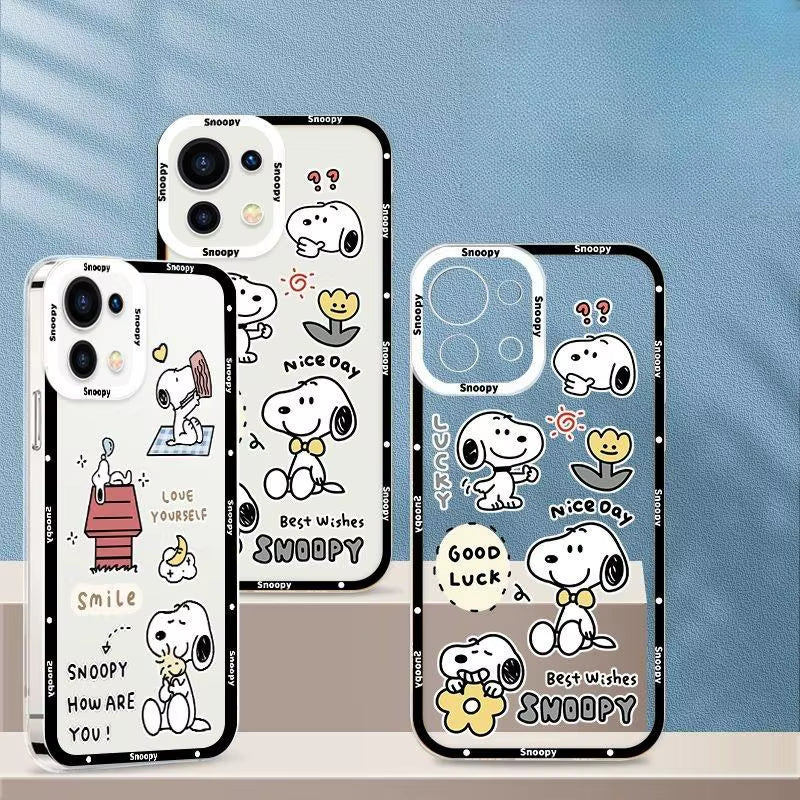 Cute Snoopy Phone Cases - IPhone 12 to 16 Pro Max