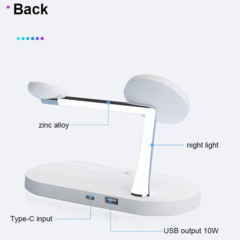 ⚡ 3-in-1 Wireless Charging Stand for iPhone, Apple Watch & AirPods📱⌚