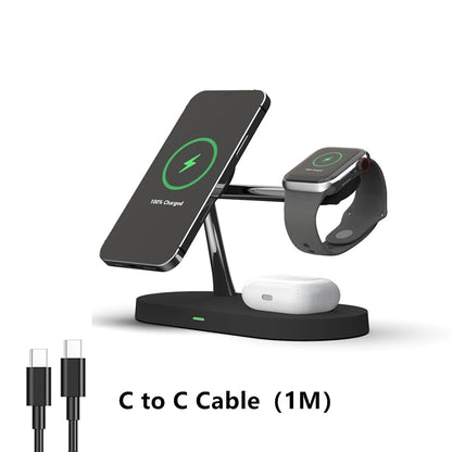 ⚡ 3-in-1 Wireless Charging Stand for iPhone, Apple Watch & AirPods📱⌚