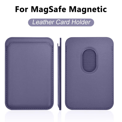 MagSafe Leather Case with Card Holder for iPhone 11/16/Pro Max and Samsung S24 Ultra